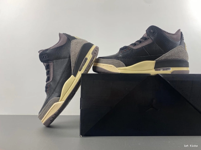 Black Jordan A x Air 3 Ma Maniere FZ4811-001 0825